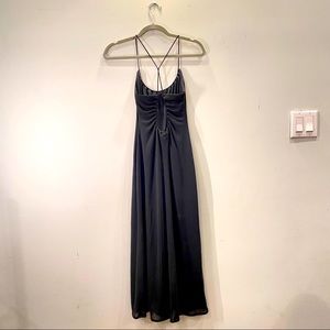 vintage maxi with back cutout